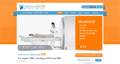 Desktop Screenshot of nationwidemri.com